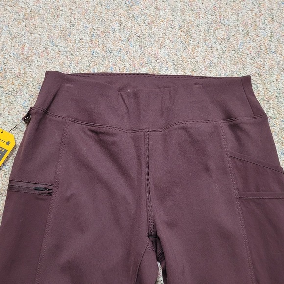 Carhartt Force Pants Women Medium Fitted Lightweight Utility Legging Flex Rugged - Picture 2 of 16
